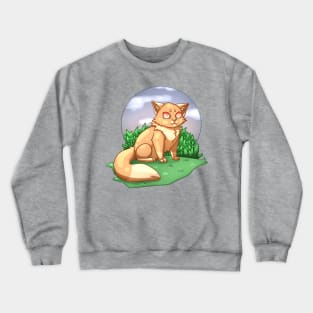 Cream cat Crewneck Sweatshirt